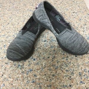 Grey and black Bobs shoes